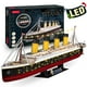 thumbnail image 1 of Puzzle 3D CubicFun LED Titanic, barco grande de 35 pulgadas para adultos CubicFun CubicFun, 1 of 7