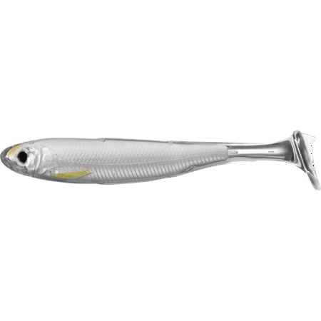 UPC: 0697713223637 | LIVETARGET Slow-Roll Shiner Paddle Tail Swimbait