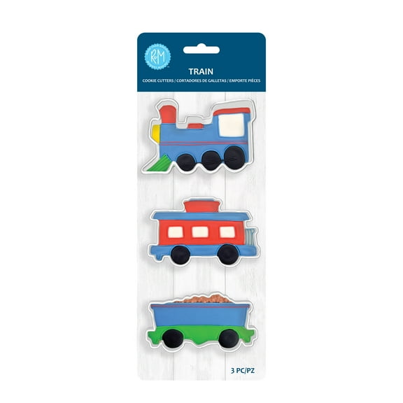 R&M International Train 3 Piece Cookie Cutter Set