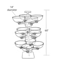 thumbnail image 2 of Quad Arm Bowl Tower 14" Diameter Plastic Bowls (12 Bowls), 2 of 6
