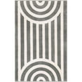 thumbnail image 2 of Unique Loom Whimsy Kids Collection Area Rug - Lines (2' x 3' 1" Rectangle Silver Gray/Ivory), 2 of 9