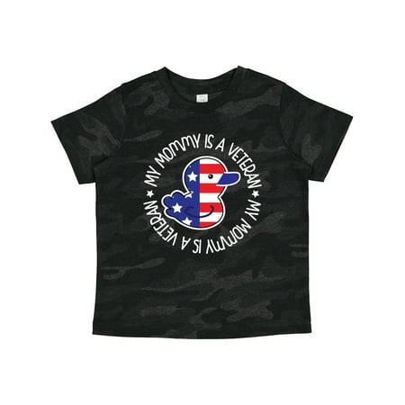 

Inktastic My Mommy is a Veteran Gift Toddler Boy or Toddler Girl T-Shirt