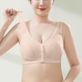 thumbnail image 5 of MEICHEN Thin Front Closure Bra for Older Wireless Anti Sagging Underwear Seamless Bralettes Summer Clothes Fall Fashion Essentials, 5 of 8