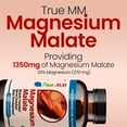 TrueMed Magnesium Malate 1350 mg 90 Capsules Malic Acid Support Muscle