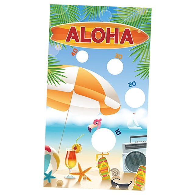 Lanzamiento de bolsitas de frijoles - Divertido juego de fiesta con una bandera colgante - Juego de carnaval para adolescentes - Regalo de cumpleaños Estilo B