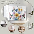 thumbnail image 7 of Hummingbird Tapestry for Bedroom Wall Hanging Tapestry, Spring Farmhouse Oil Painting Sunflowers Ceiling Backdrop Tapestries Poster Blanket Wall Decor for Teens Room Living Room Dorm 51" x 59", 7 of 7
