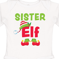 thumbnail image 4 of Inktastic Christmas Sister Elf Girls Long Sleeve Baby Bodysuit, 4 of 5