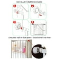 thumbnail image 6 of Set of 4pcs Wall Protectors Wall Guard Pad for Baby Gate Pet Small Space and Easy Installation without Screws Needed, 6 of 9