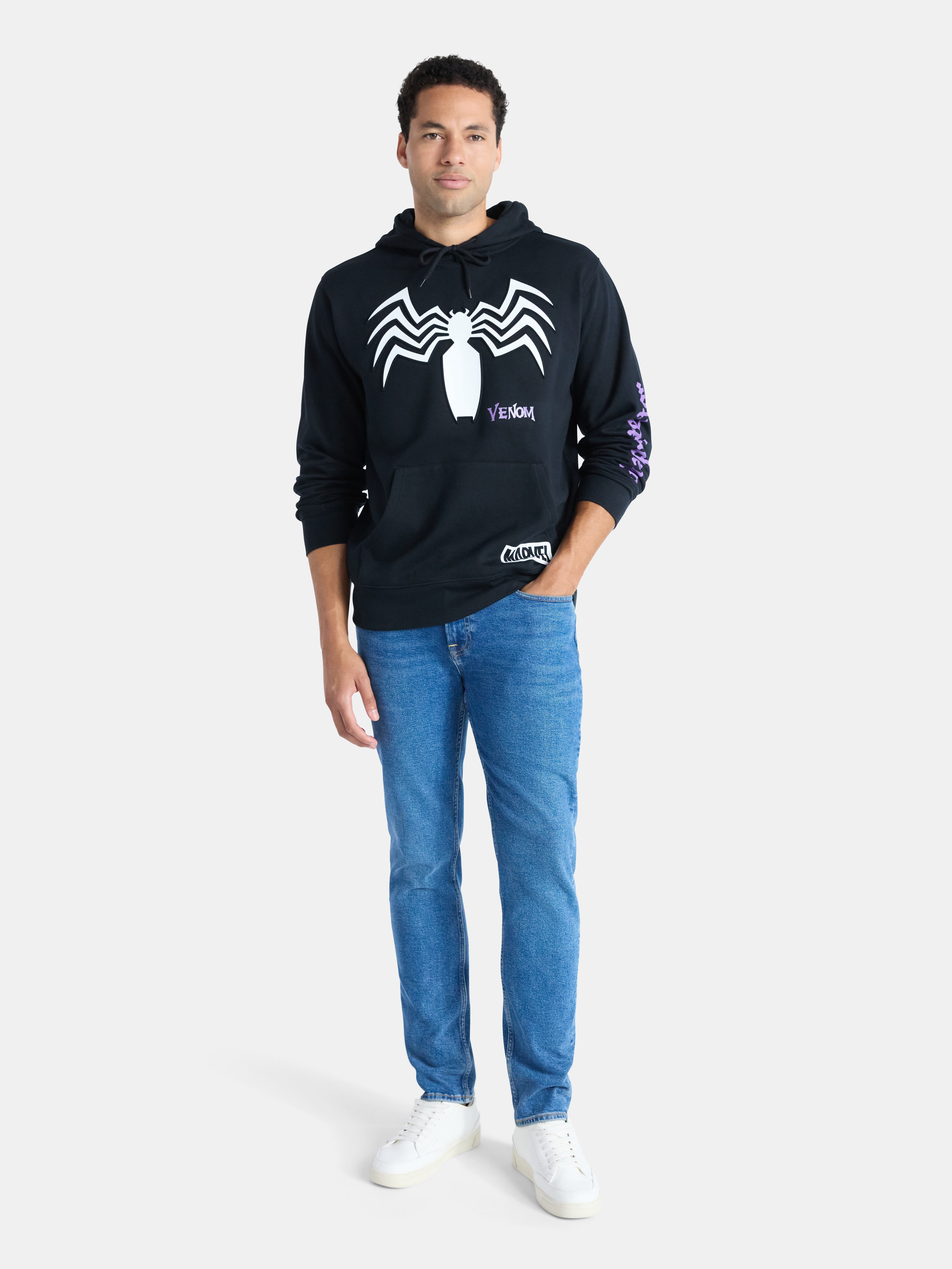 Marvel Venom Men's and Big Men's Graphic Hoodie, Sizes XS-3XL
