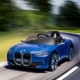 thumbnail image 2 of Licensed BMW I4 12V Ride on Car with Remote Control Kids Ride on Toy for 3-6 Years Old Battery Powered Electric Vehicle, Bluetooth, Best Gift for Boys and Girls, Blue, 2 of 8