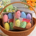 thumbnail image 5 of PATLOLLAV 6 Pcs Easter Eggs DIY Painting Kit, Paintable Easter Egg Hunt Basket Stuffers with 6 Color Pens, Easter Egg Craft Kit Gifts for Kids, Boys, Girls,Colorful Bunnny, 5 of 5