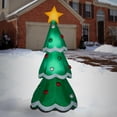 thumbnail image 2 of National Tree 7' Pre-Lit Slim Pine Inflatable Artificial Christmas Tree – Warm Clear LED Lights, 2 of 3