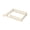 Natural, variant on Furnibear Full Floor Bed with Full Length Guardrails Removable Lockable Door and Pine Railings, a Grounded Full Size Bed Frame and Queen Bed Frame Alternative to a Twin Size Loft Bed, Gray