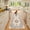 Beige/Blue/Orange-2' X 8' (Runner), variant on Area Rugs Small 2'x3' Washable Non-slip Flvintdimedallion Carpet For Kitchen Entryway Bathroom Dark Blue