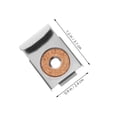 thumbnail image 2 of Luxshiny 4Sets Stainless Steel Mirror Holder Clips Adjustable Glass Panel Retainer with Screws for Home Use, 2 of 8