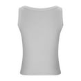 thumbnail image 5 of Ynynloco Camisole Tops for Women Crew Neck Slim Fit Off Shoulder Tank Tops Solid Color Summer Basic Comfy Casual Vest, 5 of 6