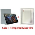 thumbnail image 1 of Étui pour Teclast M50 Pro 10.1 Pouces Tablette, Étui Souple TPU la Plus Récente pour T40S T50pro P20HD M40 Air P20 M40Pro P25 P30HD M40S M40plus Film en Verre Argenté-B M40S, 1 of 6