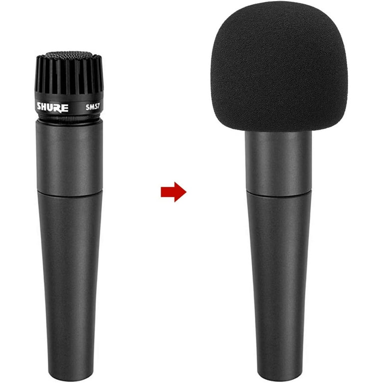 SM57 Pop Filter Foam Cover - Mic Windscreen Wind Cover Customized