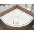 thumbnail image 4 of Alexandria 85 in. x 67 in. Corner Air and Whirlpool Jetted Bathtub with Right Drain in White, 4 of 10