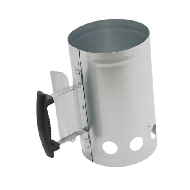 Chimenea de encendido multifunción para barbacoa, resistente y portátil, con cubo de carbón fácil de usar. Ideal para barbacoas al libre, jardín