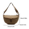 thumbnail image 2 of Mujeres Fanny Pack Strap Strap Canvas Femenina Cintura Diaria (caqui), 2 of 9