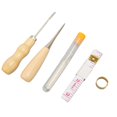thumbnail image 2 of Leather Sewing Kit Leather Working Supplies with Pointed Waxed Thread Stitching Slot for DIY Craft, 2 of 3