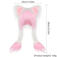 thumbnail image 3 of CYSFASHION Trapper Hat for Women Winter Fashion Accessories Plush Furry Faux Fur Ear Warmer Women's Hats & Caps Pink, 3 of 9