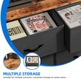 thumbnail image 4 of Uforic Dresser TV Stand For ,for 52" TV 7 Drawer Dressers with Shelves for Living Room,Black Gray, 4 of 6