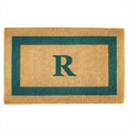 thumbnail image 1 of Nedia Home 02026R Single Picture - Green Frame 22 x 36 In. Heavy Duty Coir Doormat - Monogrammed R, 1 of 1