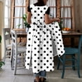 thumbnail image 5 of Neewe Women's Summer Maxi Tankdress Loose Casual Polka Dot Round Neck Sleeveless Long Dresses Daily with Pocket, 5 of 7
