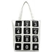 2Chique Boutique Women's Printed Eco Canvas Bag