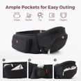 thumbnail image 4 of Soporte para asiento de cadera Momcozy Move2Fit negro, 4 of 10