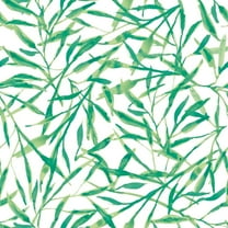 Tempaper Watercolor Leaves Jade Peel and Stick Wallpaper, 20.5" x 16.5'