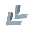 thumbnail image 3 of Esquinas de fijación perfecl Soportes antigrietas Soportes Piezas de repuesto Soportes de esquina para marcos de construcción Gabinete soportes angulares de esquina, 3 of 8