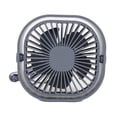 thumbnail image 2 of Ventilador de mesa Westminster SF52 9w, 3 velocidades, usb, gris, 2 of 4