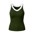 thumbnail image 4 of Breezora Womens V Neck Tank Tops - Sleeveless Ribbed Knit Camisole with Slim Fit, Lightweight Summer Layering Tops for Casual Outfits, 4 of 7
