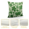 thumbnail image 4 of COMIO  Green Lucky Charms Pillow Covers  Hello Shamrocks St Patricks Day Throw Pillow Covers Clover Hat  Cushion Case for March Holiday Home Outdoor Decor Sofa, 4 of 5