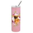 thumbnail image 3 of Carolines Treasures CK4185TBL20 Brabant Griffon Pink Flowers Stainless Steel 20 oz Skinny Tumbler 20 oz multicolor, 3 of 4