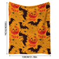 thumbnail image 3 of Floleo Halloween Blanket For Women Men Soft Throw Halloween Themed Gift Blanket With Pumpkin Spider Bat For Kids Girls Boys Black of Friday Deals 2024, 3 of 6
