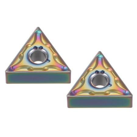 

Uxcell Carbide Turning Inserts TNMG160404-MA NZ3080 CNC Lathe Indexable K21/M30 2Pack