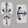 thumbnail image 3 of Juego de alfombrillas de baño de tela, cortinas de ducha, antideslizantes, 3 of 5