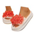 thumbnail image 3 of KANG Cozy Floral Slippers Comfortable Open Toe Fuzzy Home Slippers For Warmth And Relaxation, 3 of 9