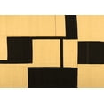thumbnail image 1 of Ahgly Company Indoor Rectangle Abstract Brown Contemporary Area Rugs, 6' x 9', 1 of 4