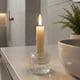 thumbnail image 4 of Portavelas de cristal para decoración de mesa | Candelabro de cristal transparente para velas cónicas | Soporte para velas para comedor, sala de estar, repisa de chimenea o alféizar, 4 of 6