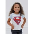 thumbnail image 2 of DC Comics Justice League Wonder Woman Supergirl Batgirl Little Girls 3 Pack T-Shirts Little Kid to Big Kid, 2 of 5