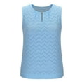 thumbnail image 7 of Pejock Women's Summer Tank Tops, Loose Fit Breathable Sleeveless, Keyhole Neck Casual Tops, Trendy Eyelet Flowy Beach Wear, Soft Lightweight Blouse, 7 of 7