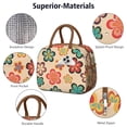 thumbnail image 4 of Flower Lunch Bag for Women Men Reusable Insulated Lunch Bags, Leakproof Cooler Food Lunch Tote Bag, Large Capacity Lunch Box for Work School Travel Picnic, 4 of 7