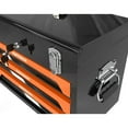 thumbnail image 5 of 3 Drawers Tool Box with Mechanic Tool Set, Heavy Duty Metal Organizer Case with Key Locking and Pull Handle, Household Hand Tool Kit with Socket Wrench Sets for Handyman, Homeowner, 5 of 9