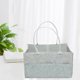 thumbnail image 5 of Sywqhk Bolsa De Pañales Multifunción Para Bebé, Cesta De Almacenamiento De Pañales De Fieltro, Bolso (Gris) Sywqhk Para estrenar, 5 of 6