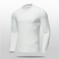 thumbnail image 2 of GigrtiJin Mens Thermal Underwear Tops Long Sleeves Round Neck Compression Shirts Casual Soft Sports Undershirt, 2 of 9